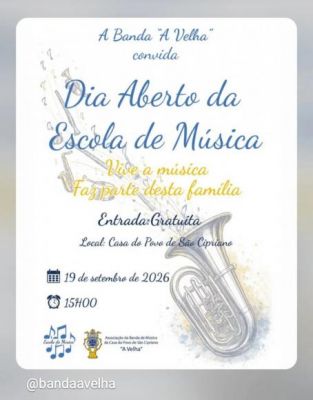 Dia aberto da Escola de M&uacute;sica da Banda "A Velha"