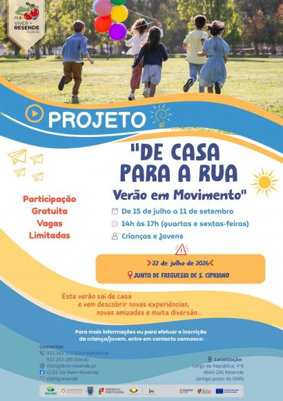 De Casa para a Rua &ndash; Ver&atilde;o em Movimento