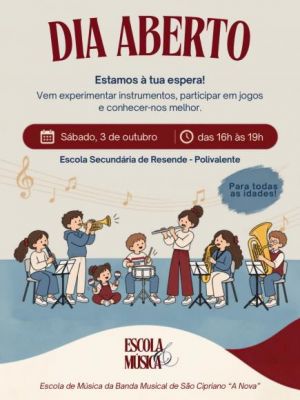 Dia aberto Banda Musical de S&atilde;o Cipriano A Nova 