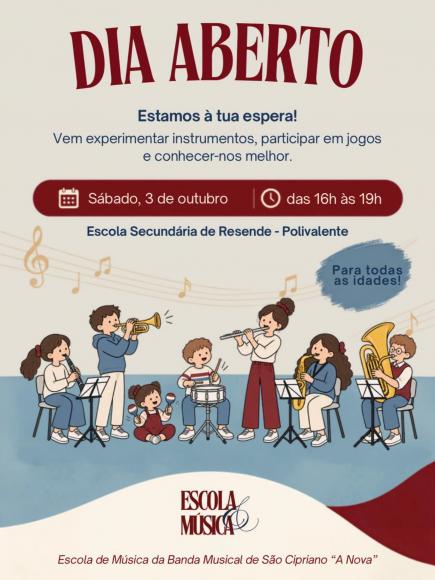 Dia aberto Banda Musical de S&atilde;o Cipriano A Nova 