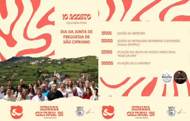 10 de Agosto de 2026, na pr&oacute;xima segunda-feira, &eacute; o dia da Junta de Freguesia de S&atilde;o Cipriano.