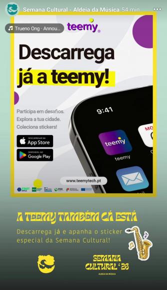 Descarrega a app teemy!!