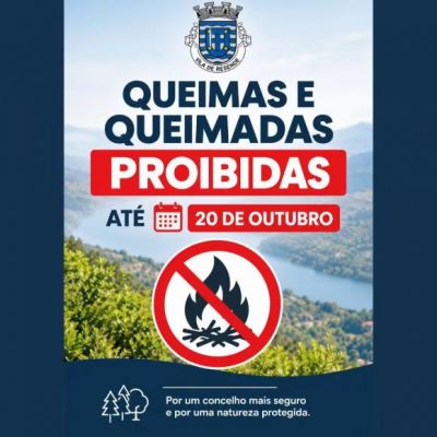 Proibi&ccedil;&atilde;o de Queimas e Queimadas at&eacute; 20 de outubro 